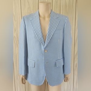 vintage sport coat 42R 1970s polyester Izod